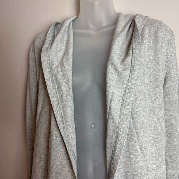 CALIA by Carrie Underwood Gray Open Face Waterfall Hoodie Size Small - Picture 4 of 8